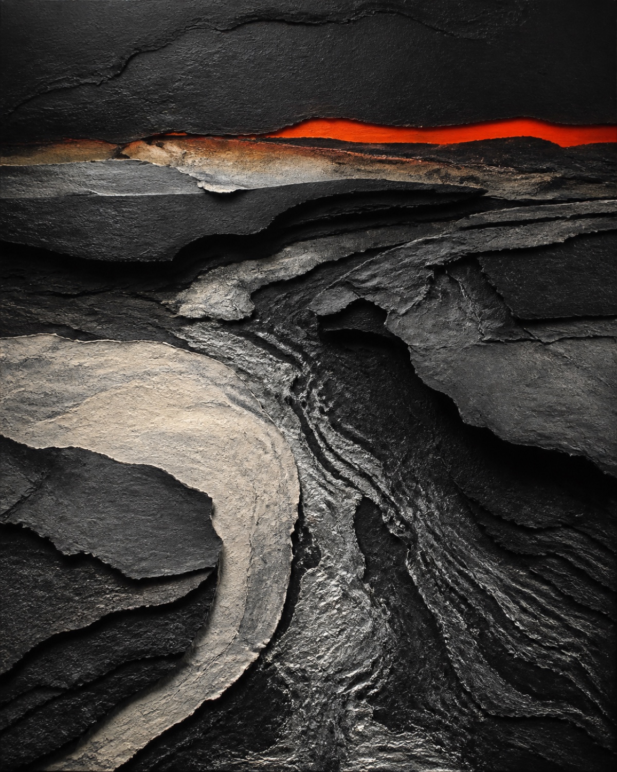 Escarpment After Rain abstract spatial artwork